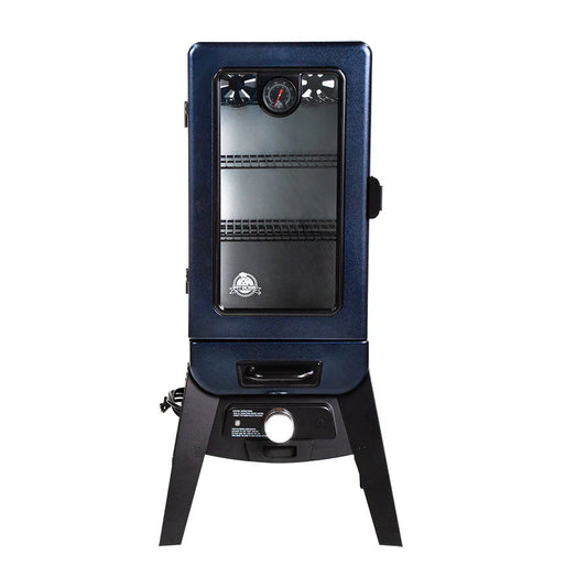 Pit Boss 3-Series Analog Vertical Smoker – Blue Hammertone