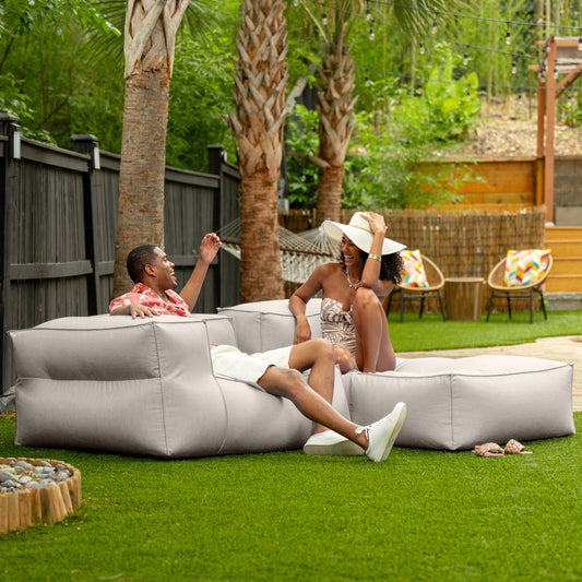 Baya Outdoor Luxurious Oversized Right Corner Sofa