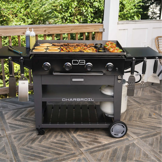 Performance Series™ 36" Propane Gas Griddle with Cart – 4 Burner Flat Top Grill