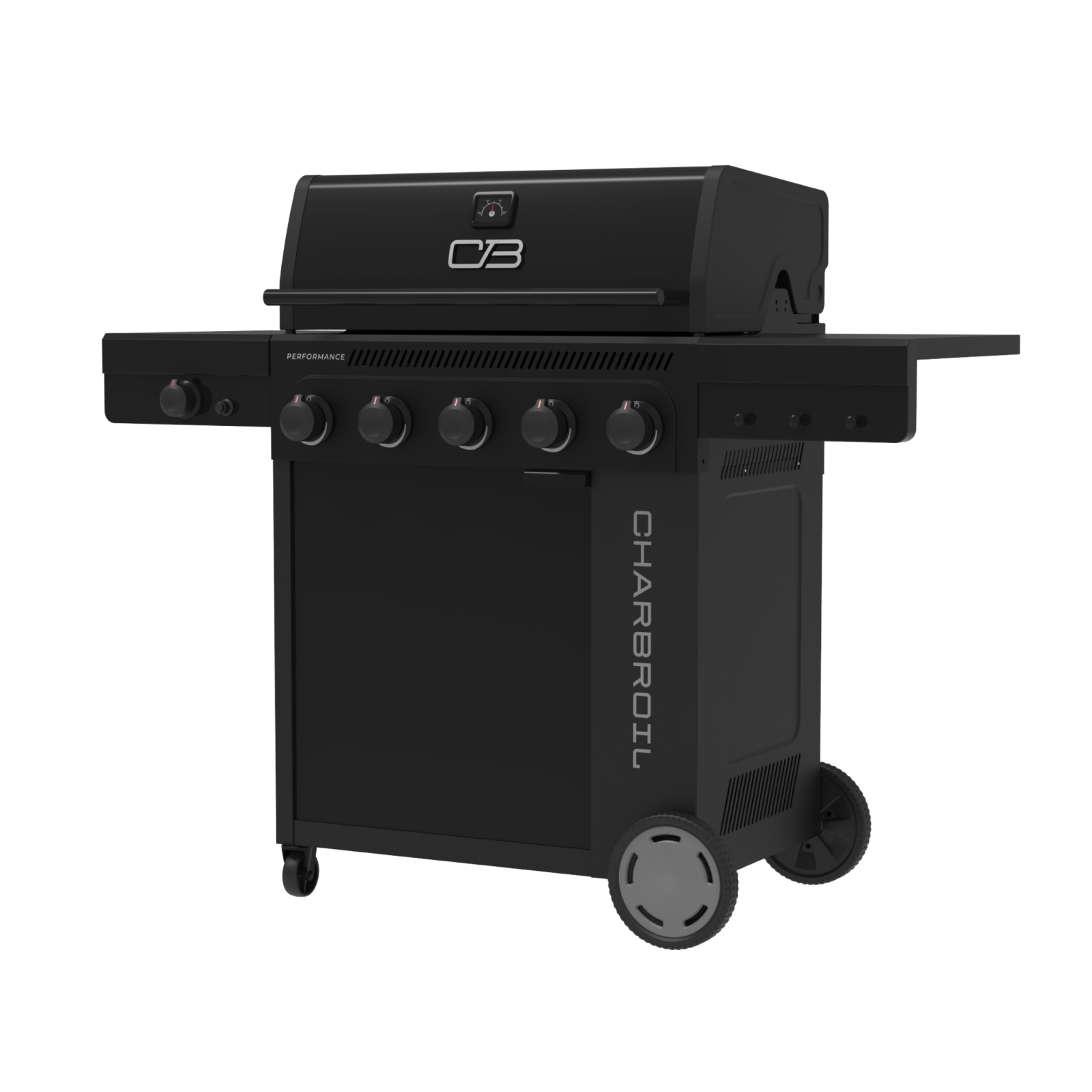 FlavorMax™ 5 Burner Gas Grill Cabinet with Side Burner