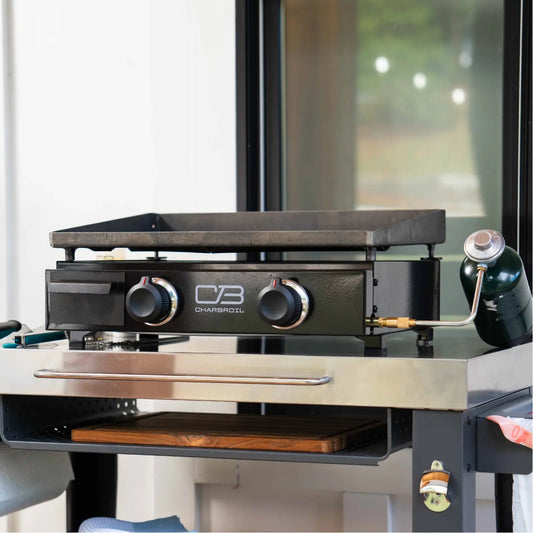 Performance Series™ 22" Portable Tabletop 2-Burner Propane Gas Griddle