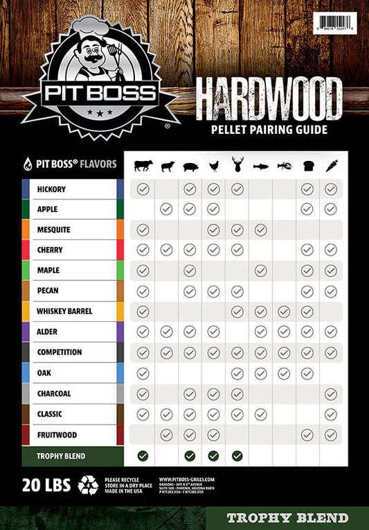 Pit Boss Trophy Blend Hardwood Pellets