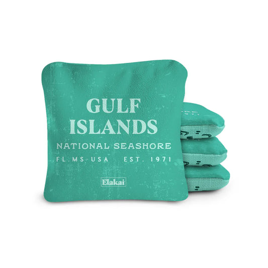 Gulf Islands National Seashore Durasuede + Turbo Polyglide Pilot Versacraft Cornhole Bags