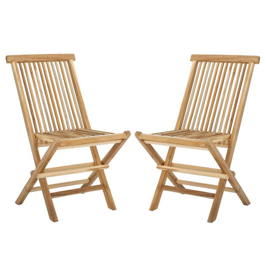 Marcus Teak Folding Chair – Natural Teak Wood Outdoor Folding Chair