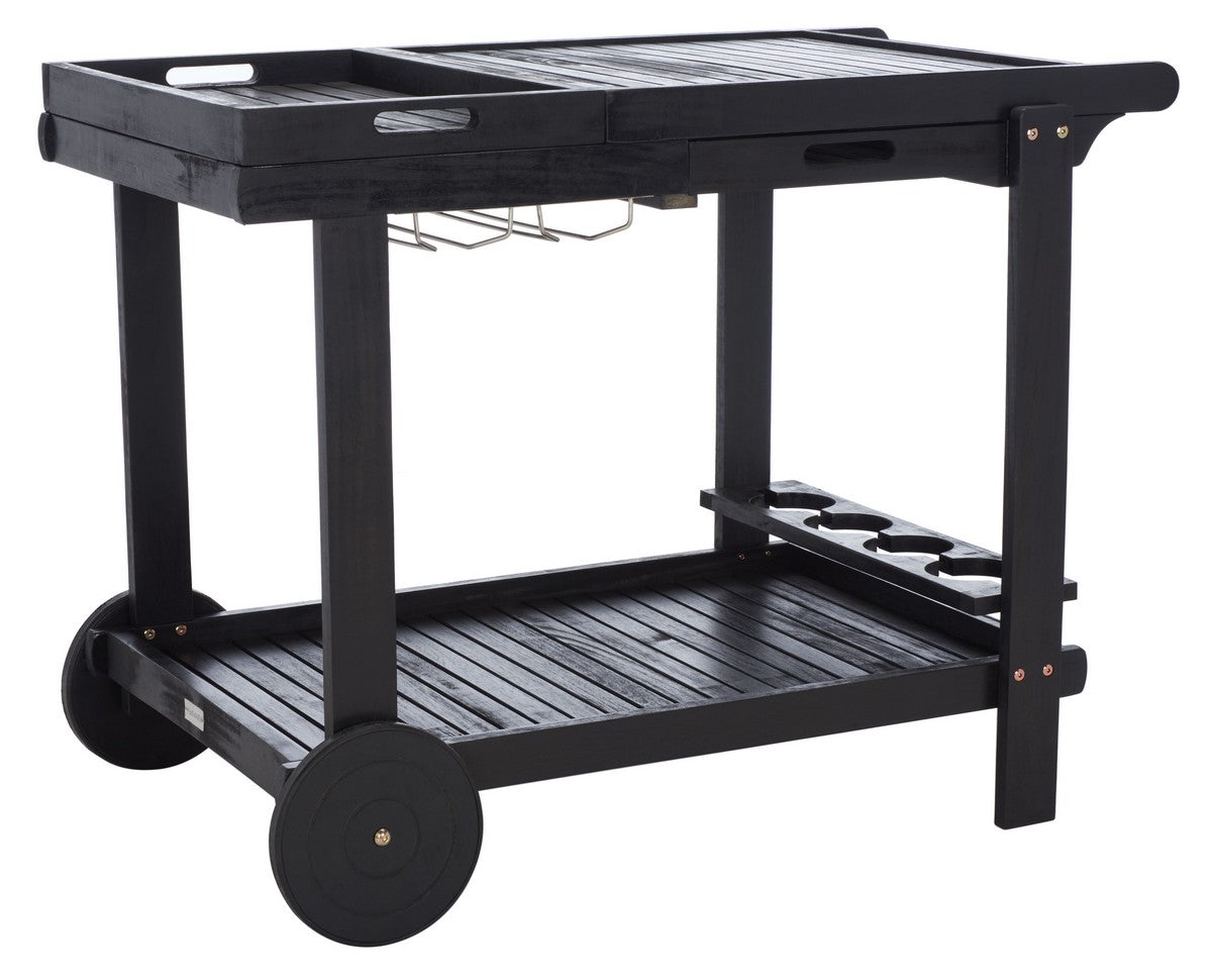 Orland Tea Trolley – Portable Acacia Wood Serving Cart