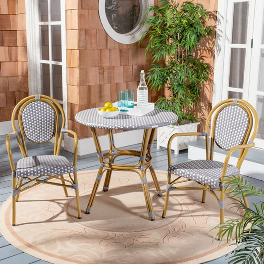 Rosen 3 Piece Bistro Set – Compact Outdoor Table & Chairs for Patio, Garden, or Balcony