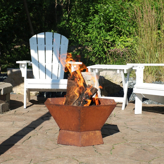 Rustic Steel Affinity Fire Pit