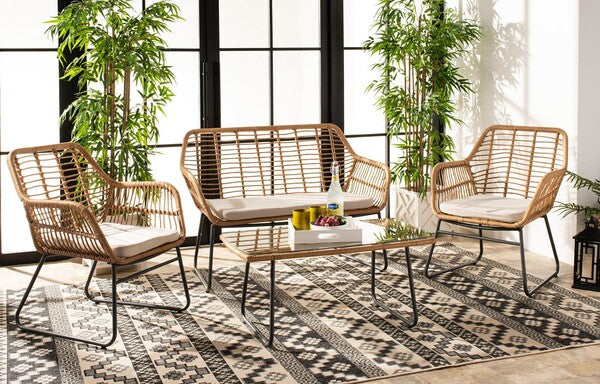 Roston 4 Piece Outdoor Living Set