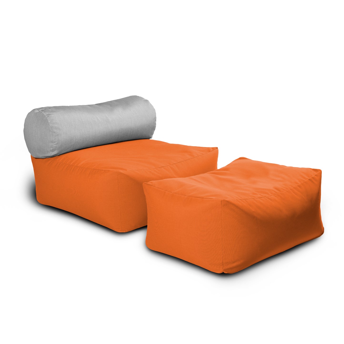 Tybee Large Outdoor Lounge w/ Bolster & Ottoman