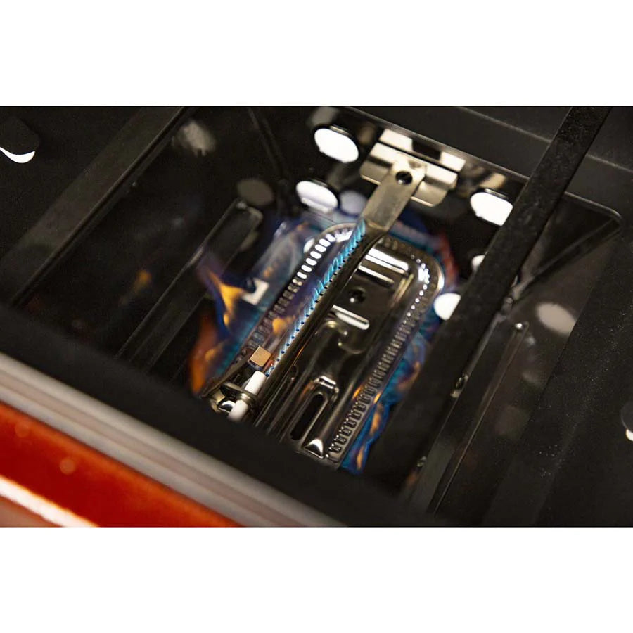 Pit Boss 3-Series Gas Vertical Smoker, Red Hammertone