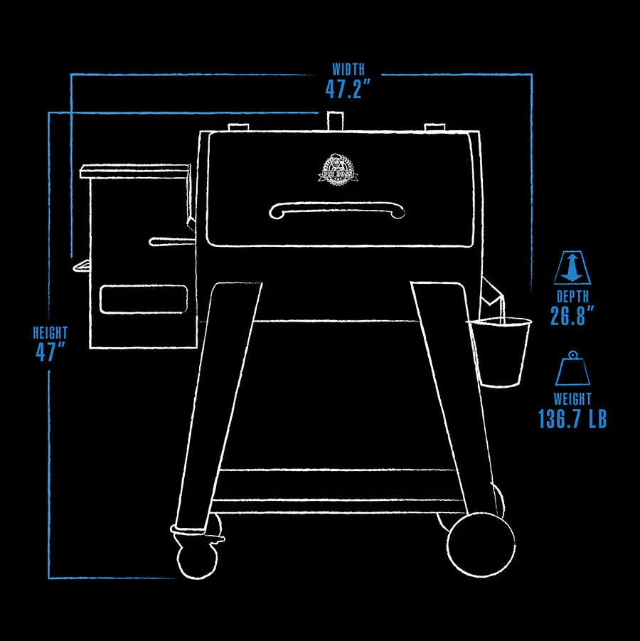 Pit Boss® 850FB2 Wood Pellet Grill – Bigger. Hotter. Heavier.® Backyard Versatility