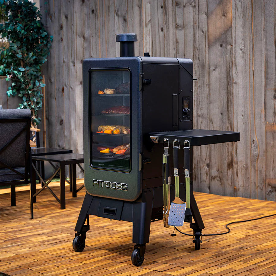 Pit Boss Navigator 3-Series Vertical Pellet Smoker – Wi-Fi® & Bluetooth® Smart Technology