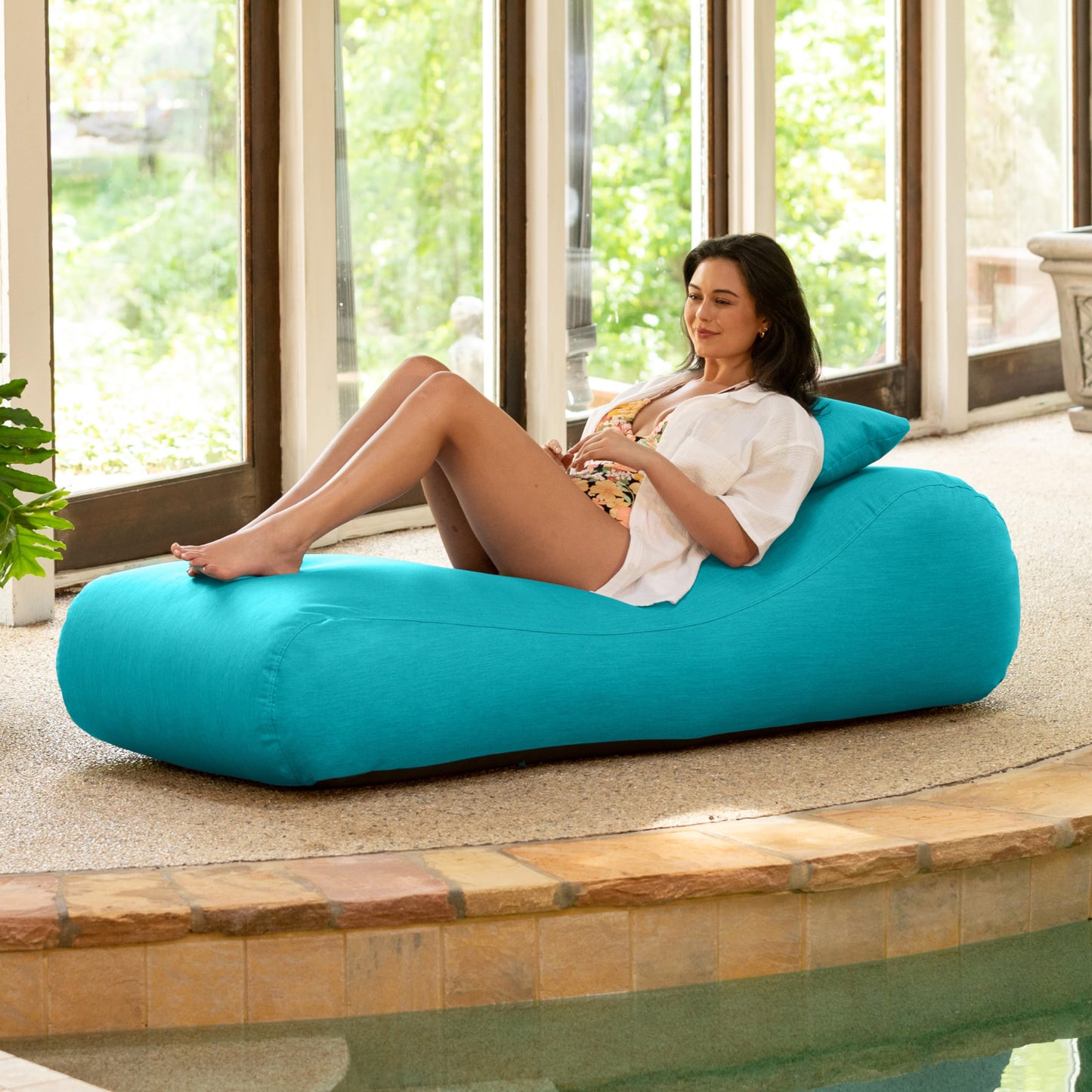 Arlo Outdoor Bean Bag Sun Lounger
