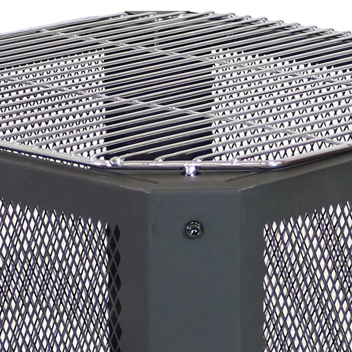 Small Grelha Square Outdoor Fire Pit 16 Inch