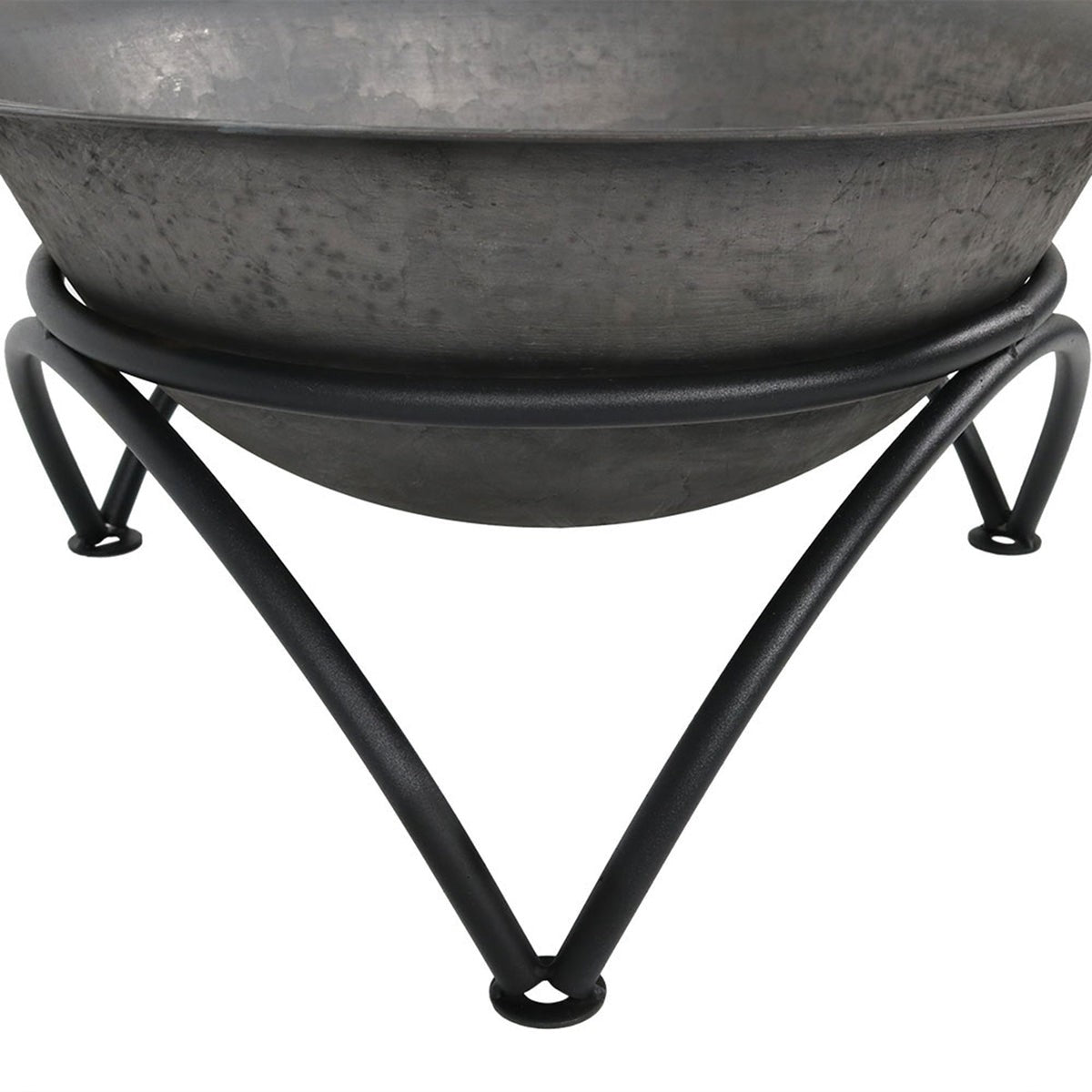 Wood Burning Small Cast Iron Fire Pit Bowl 23.5 inch