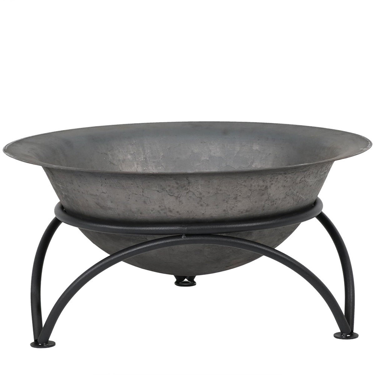 Wood Burning Small Cast Iron Fire Pit Bowl 23.5 inch
