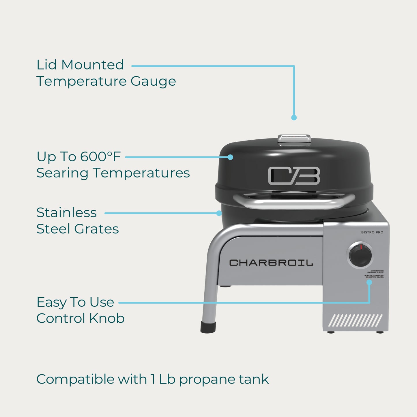 Bistro Pro™ Tabletop Gas Grill
