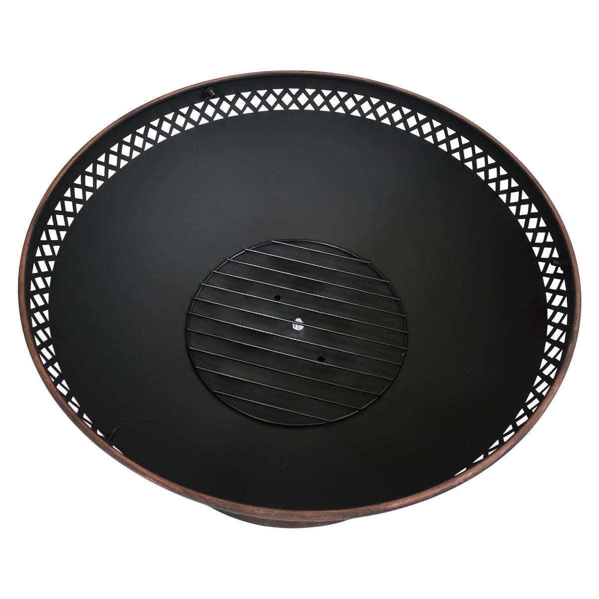 Copper Chalice Steel Fire Pit 25 Inch