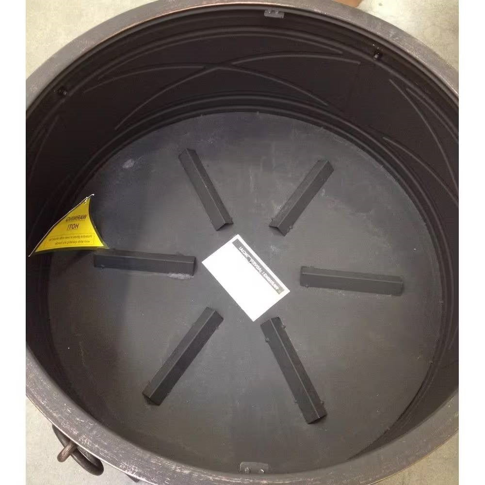 Round Steel Outdoor Fire Pit 26-inch