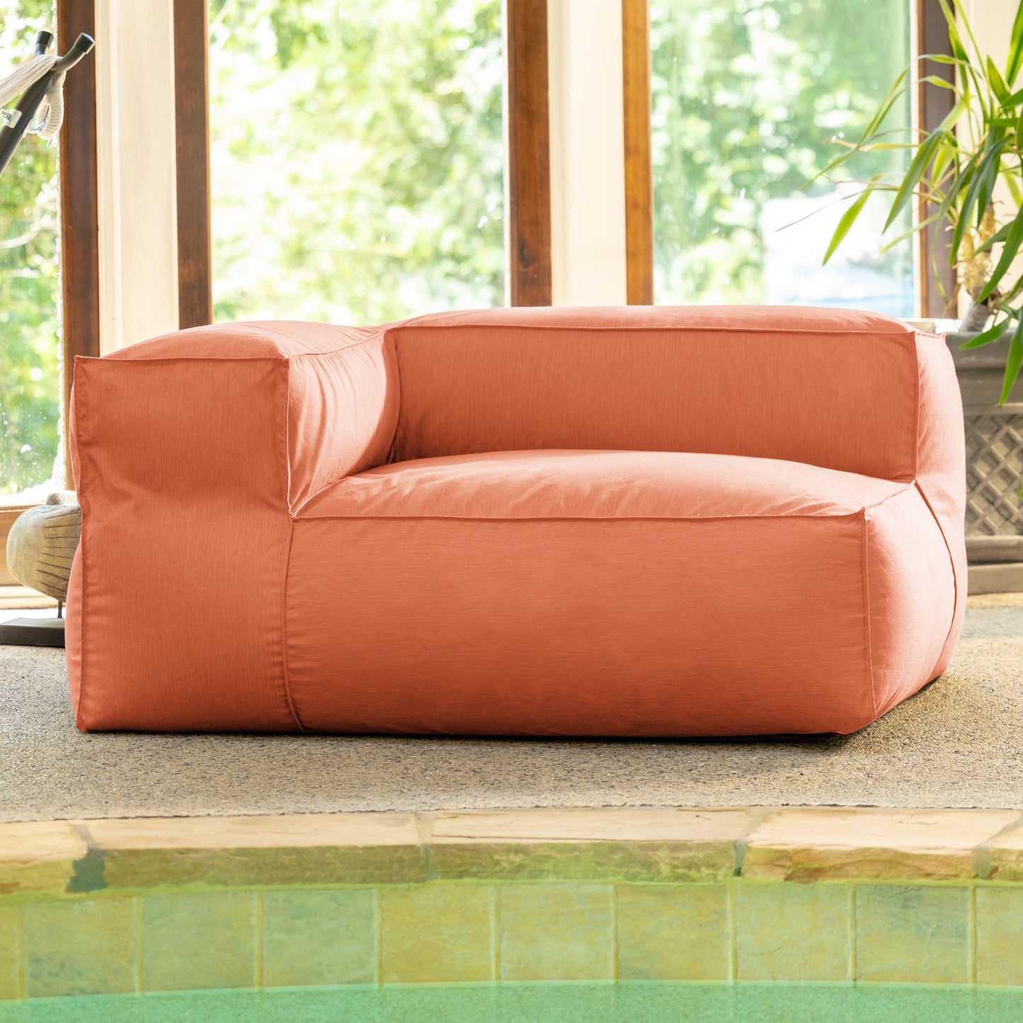 Baya Outdoor Luxurious Oversized Right Corner Sofa