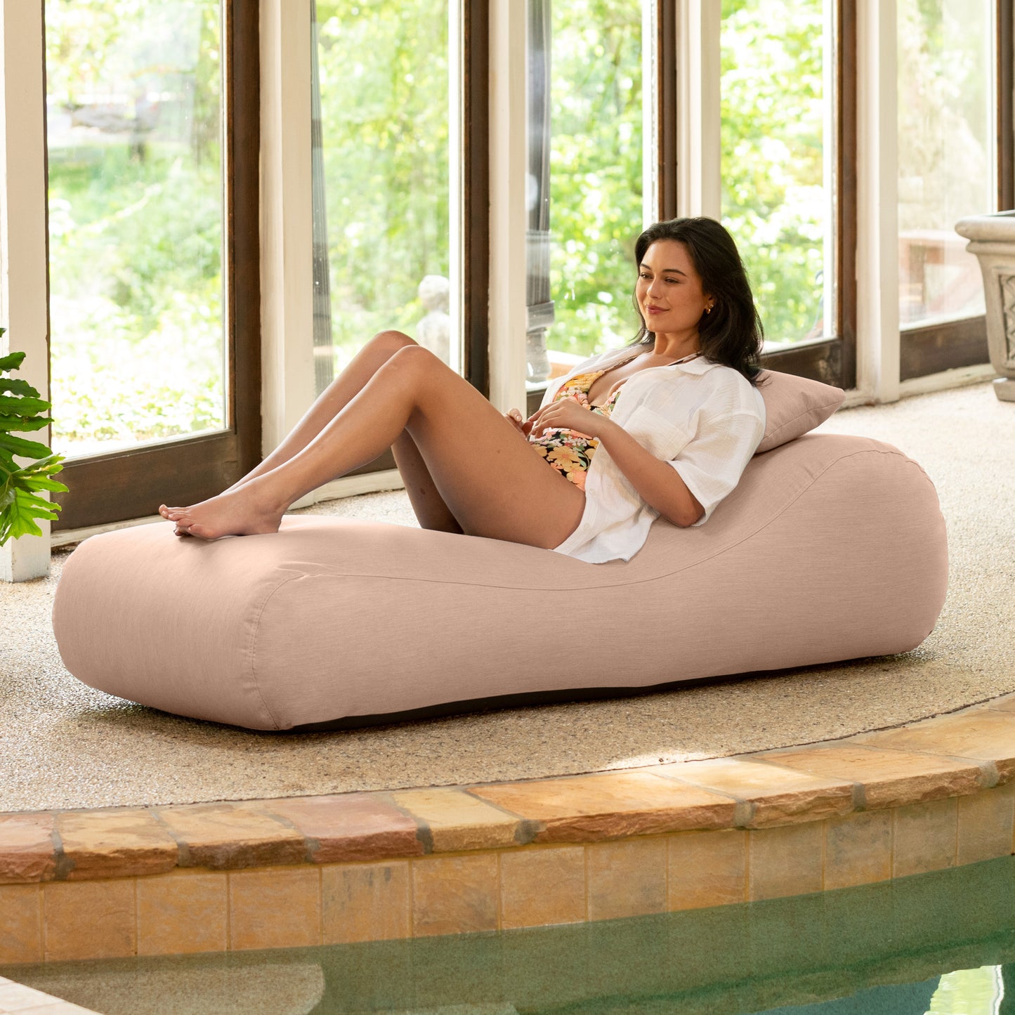 Sunbrella Arlo Outdoor Bean Bag Sun Lounger
