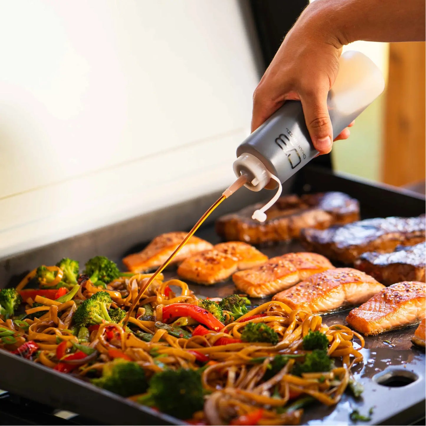 Performance Series™ 28" XL Propane Gas Griddle with Cart – 3 Burner Flat Top Grill