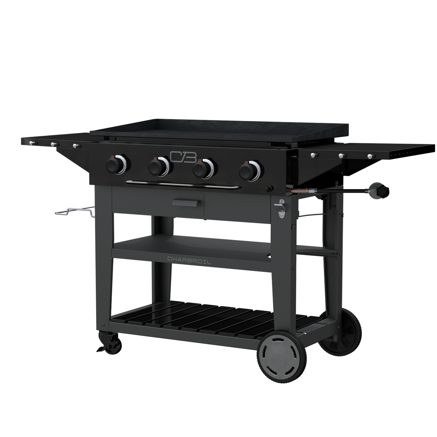 Performance Series™ 36" Propane Gas Griddle with Cart – 4 Burner Flat Top Grill
