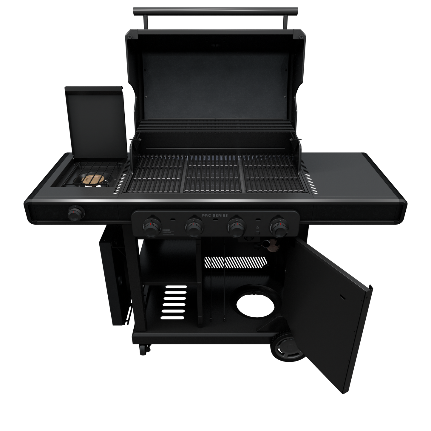 Pro Series™ 4-Burner Gas Grill with Side Burner