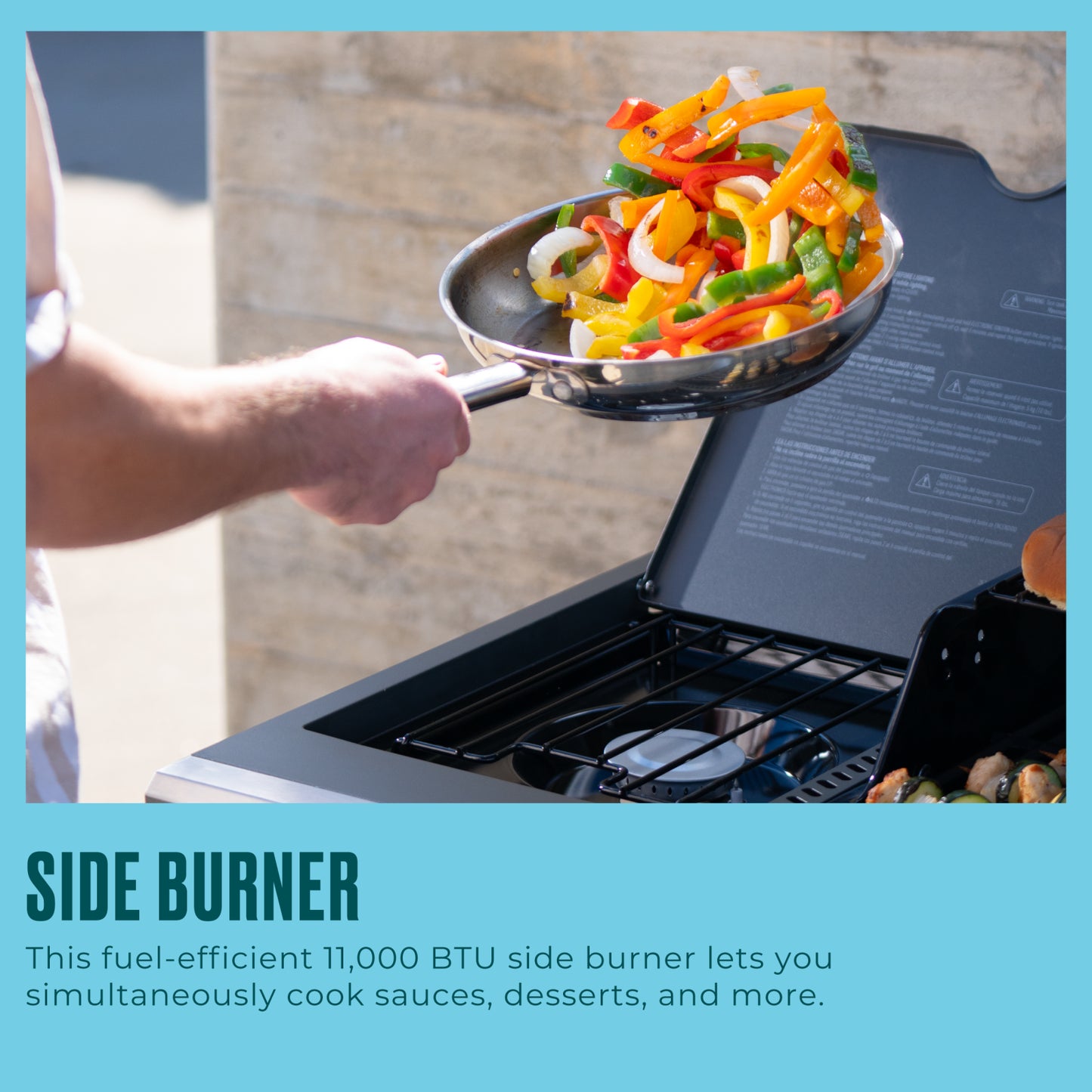 FlavorMax™ 6 Burner Gas Grill with Sear Burner and Side Burner