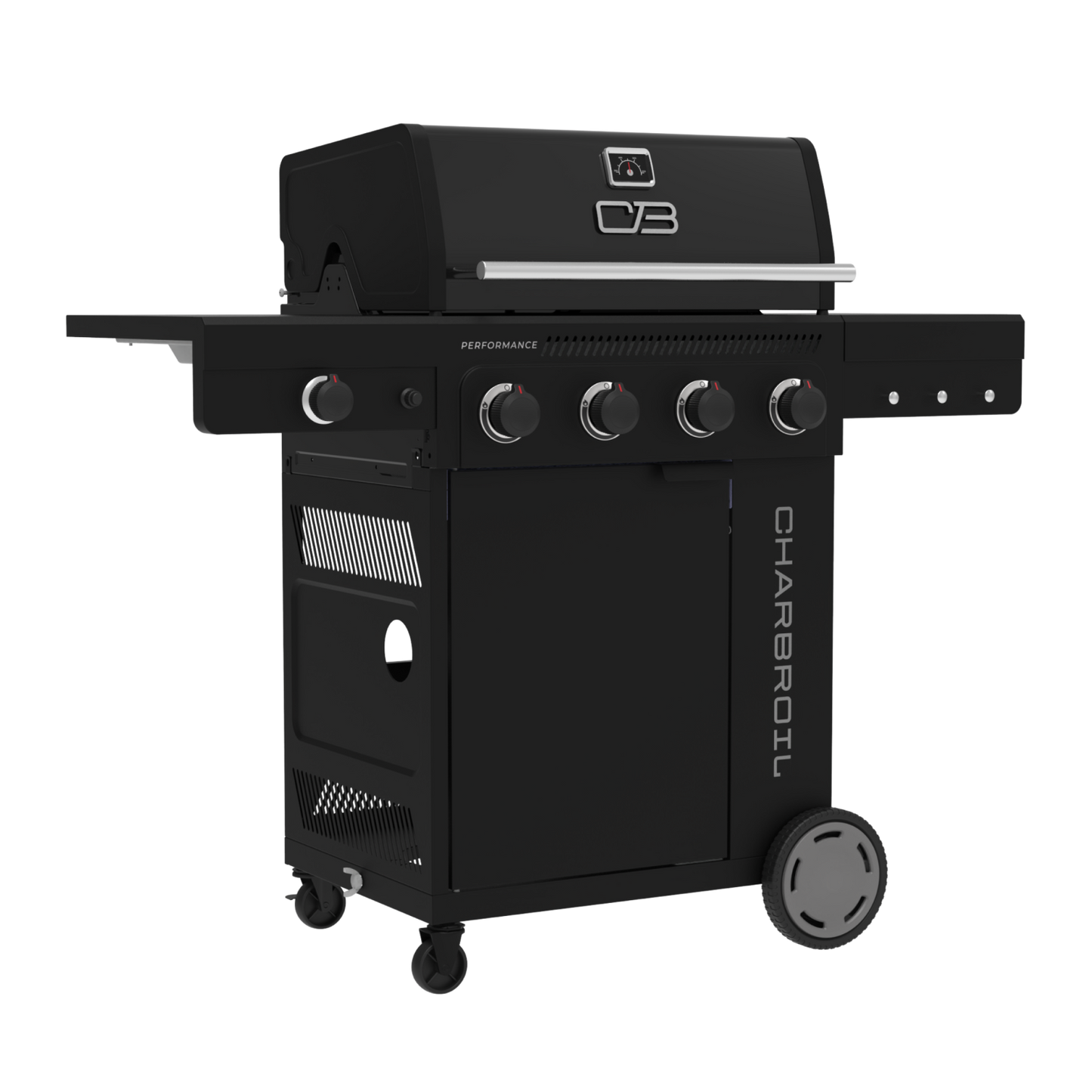 FlavorMax™ 4 Burner Gas Grill Cabinet with Side Burner