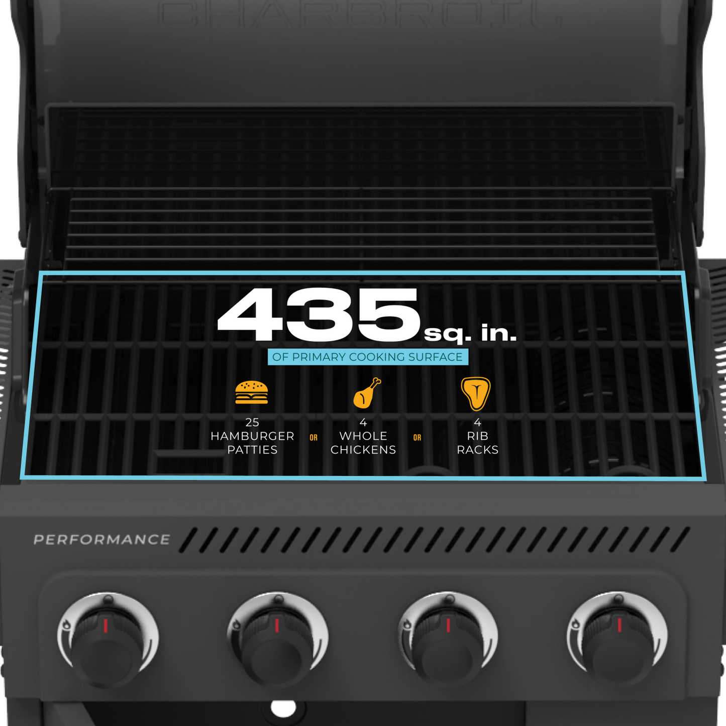 FlavorMax™ 4 Burner Gas Grill Cabinet with Side Burner