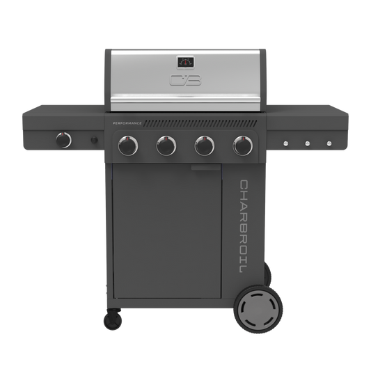 FlavorMax™ 4 Burner Gas Grill Cabinet with Side Burner