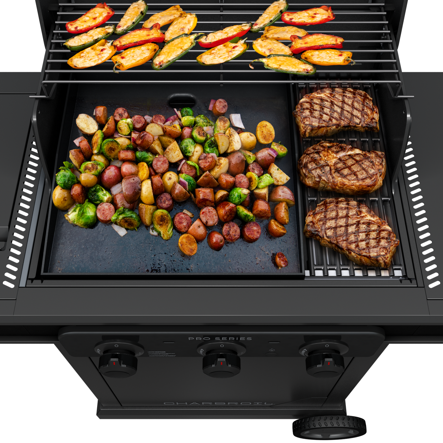 Pro Series™ 3-Burner Gas Grill with Side Burner