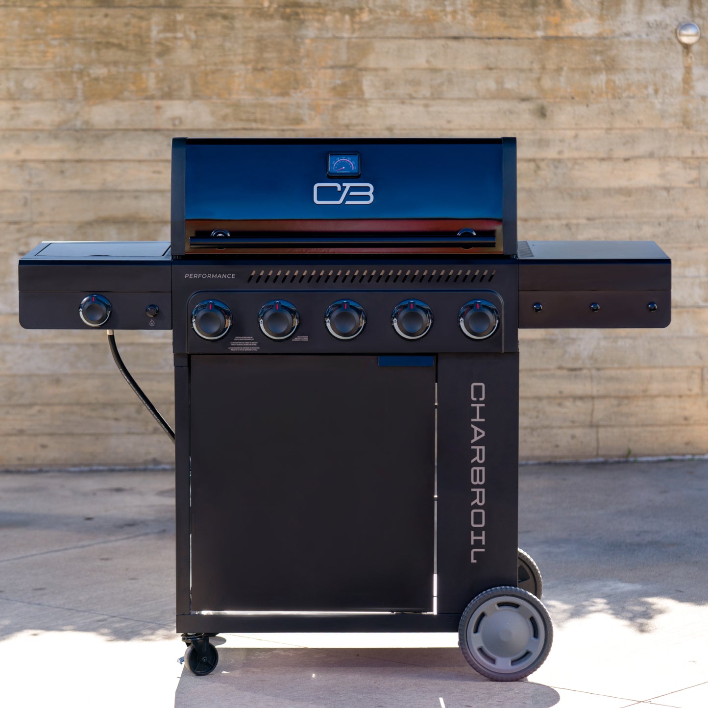 FlavorMax™ 5 Burner Gas Grill Cabinet with Side Burner