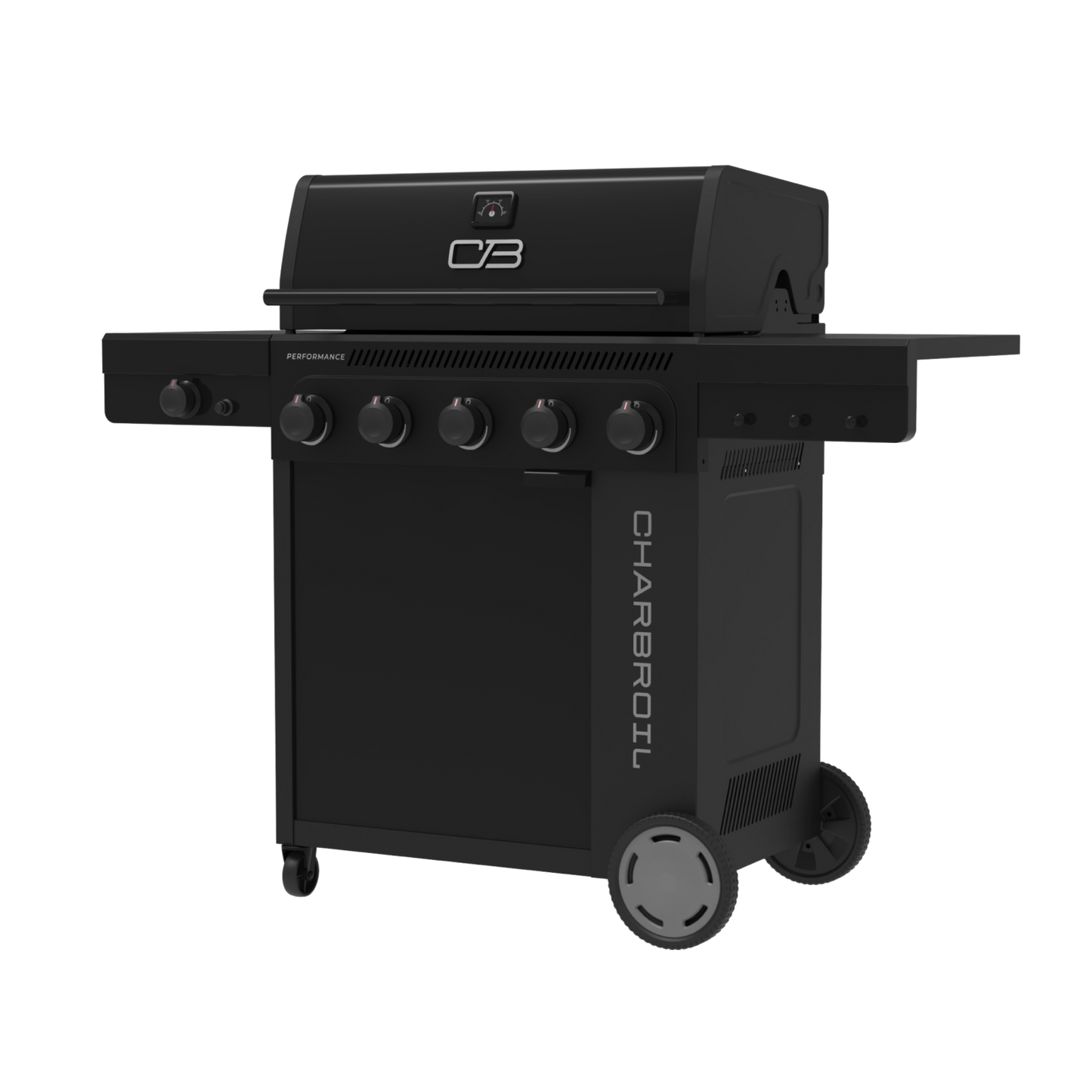 FlavorMax™ 5 Burner Gas Grill Cabinet with Side Burner