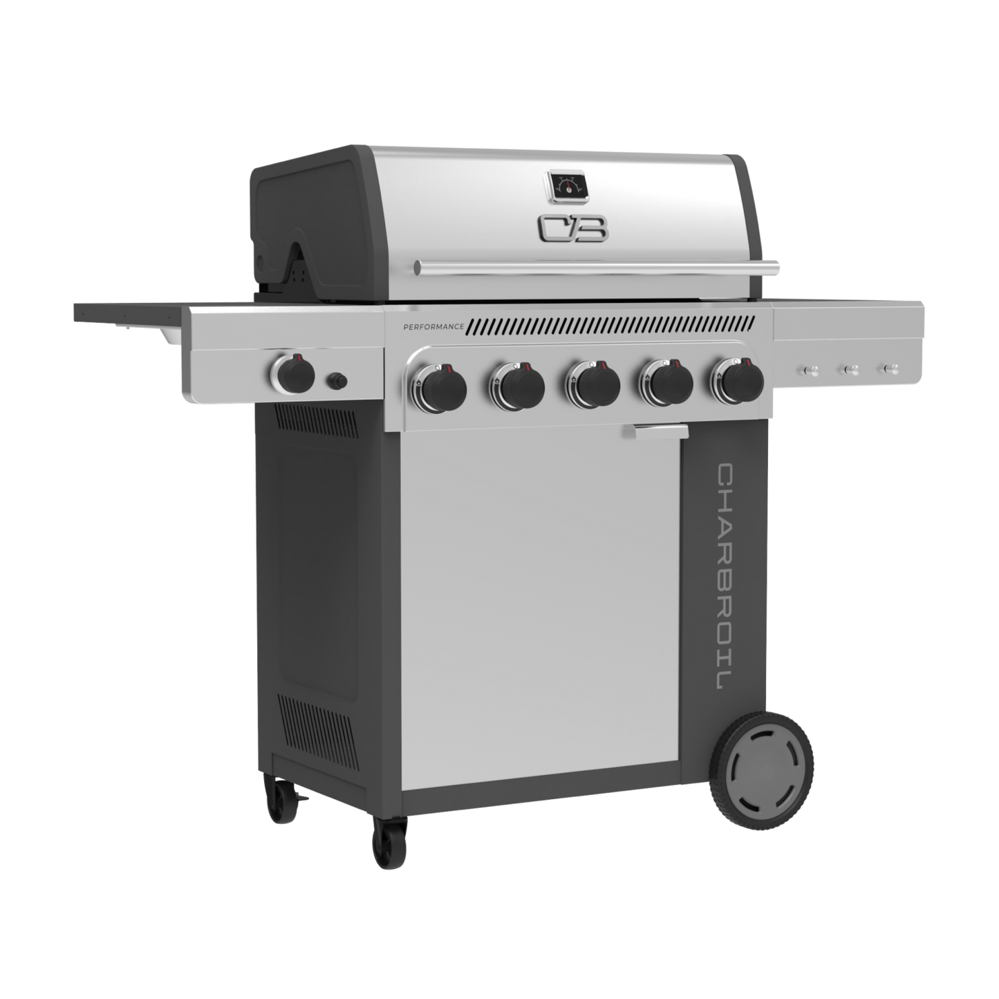 FlavorMax™ 5 Burner Gas Grill Cabinet with Side Burner