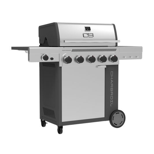 FlavorMax™ 5 Burner Gas Grill Cabinet with Side Burner