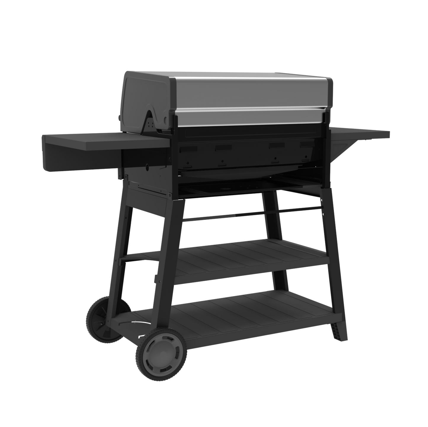FlavorMax™ 5 Burner Gas Grill Cart with Side Burner