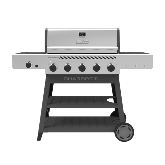 FlavorMax™ 5 Burner Gas Grill Cart with Side Burner