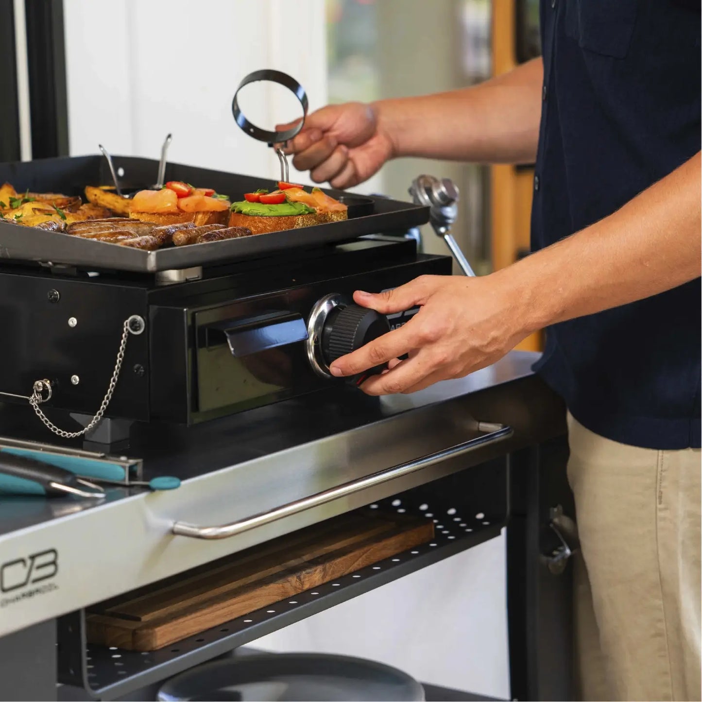 Performance Series™ 17" Portable Tabletop 1-Burner Propane Gas Griddle