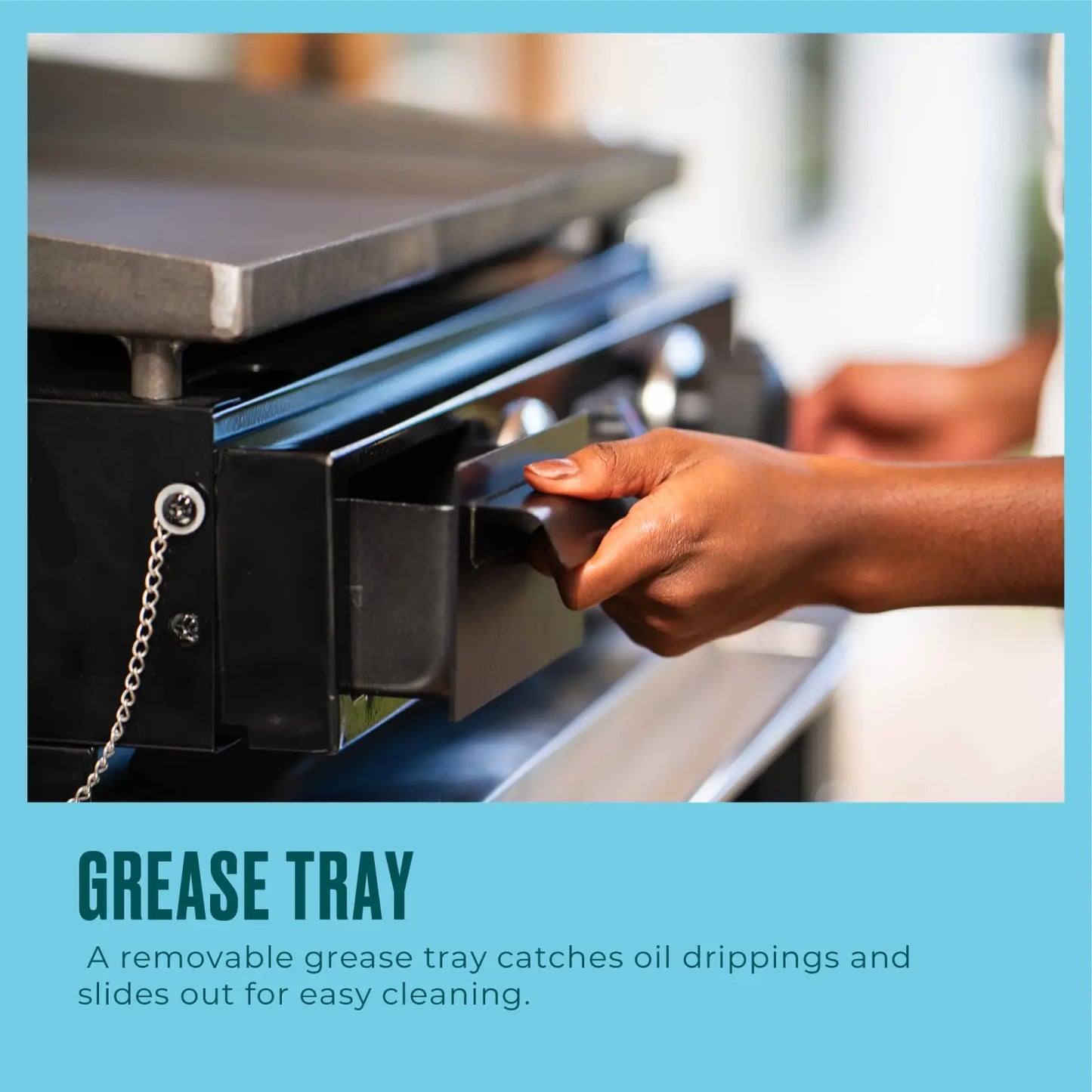 Performance Series™ 22" Portable Tabletop 2-Burner Propane Gas Griddle