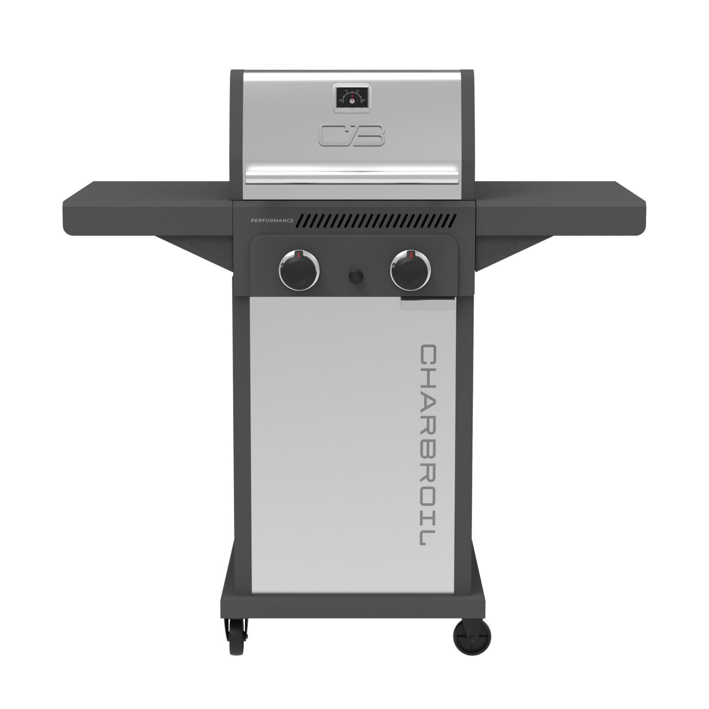 FlavorMax™ 2 Burner Gas Grill Cabinet with Foldable Side Shelves