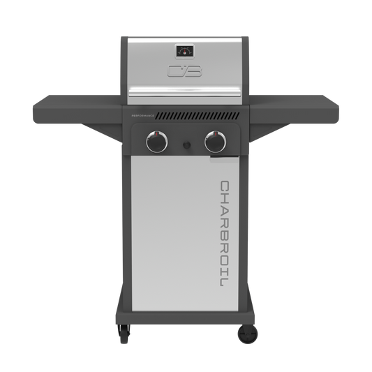 FlavorMax™ 2 Burner Gas Grill Cabinet with Foldable Side Shelves