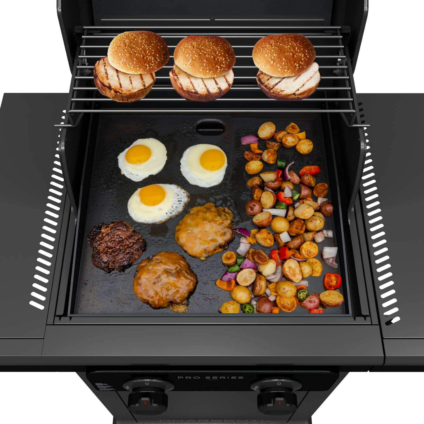 Pro Series™ 2-Burner Gas Grill & Griddle