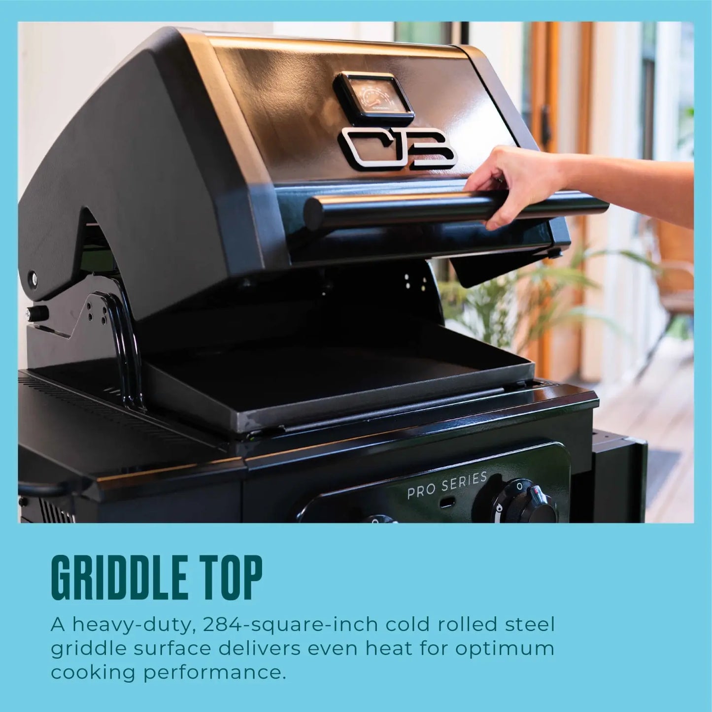 Pro Series™ 2-Burner Gas Grill & Griddle