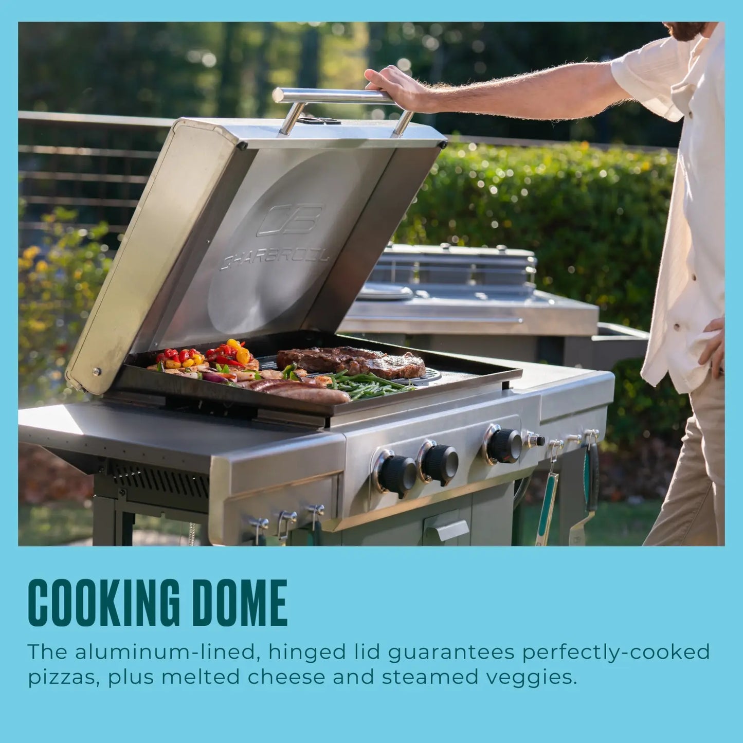 Versa-Tile™ 28" 3-Burner All-in-One Cooking Station