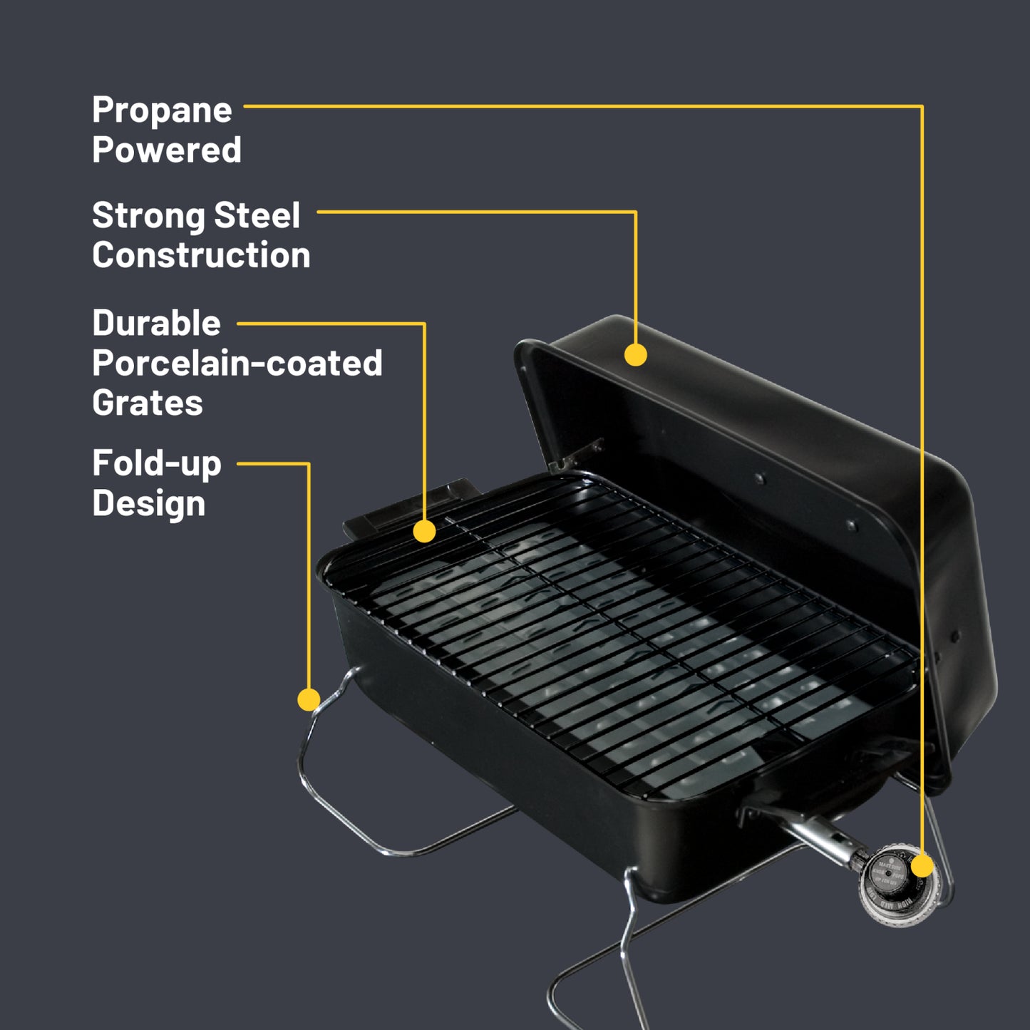 Char‑Broil® Portable Gas Grill