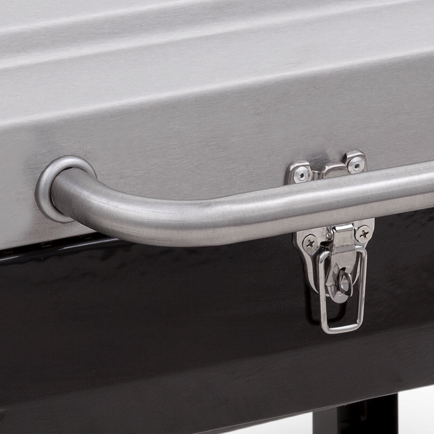 1-Burner Portable Propane Gas Grill – Stainless Steel