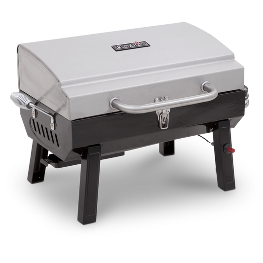 1-Burner Portable Propane Gas Grill – Stainless Steel
