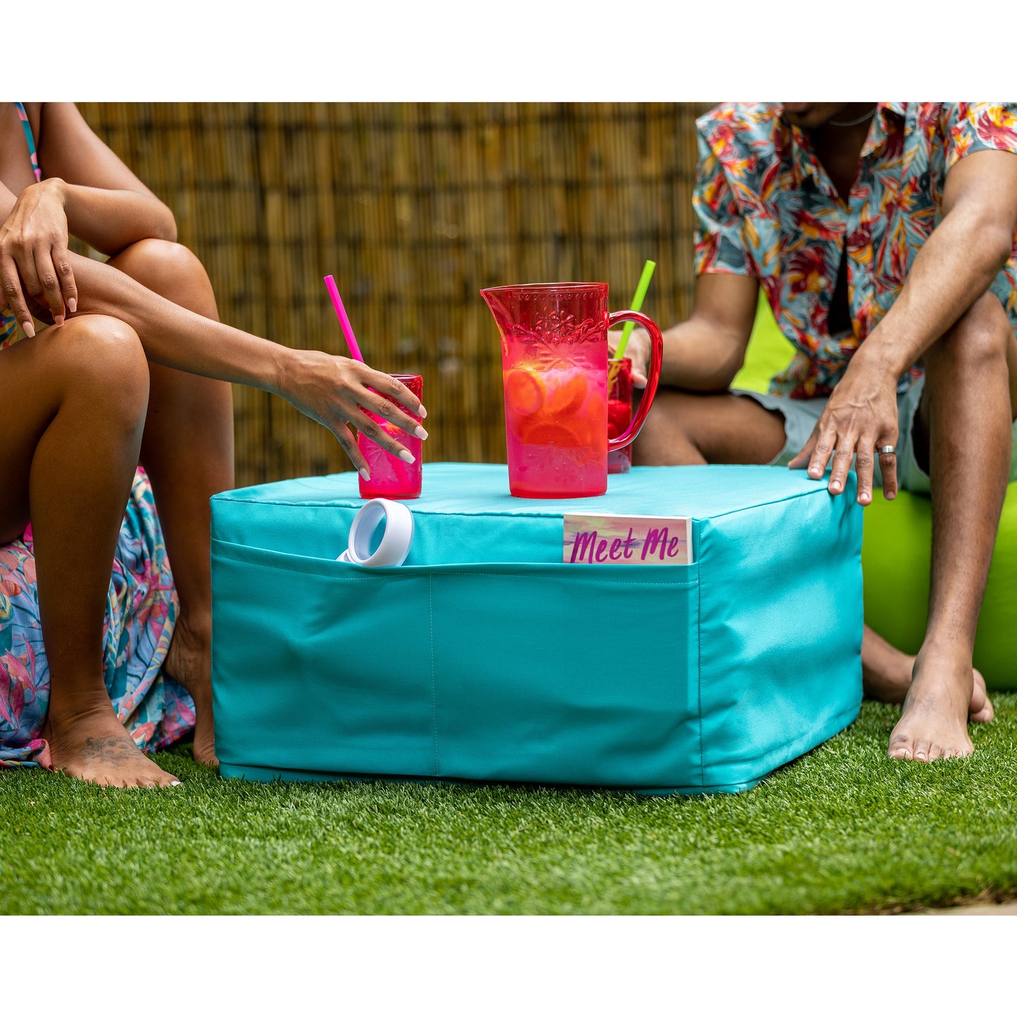 Chastain 2 in 1 Convertible Outdoor Lounger & Ottoman